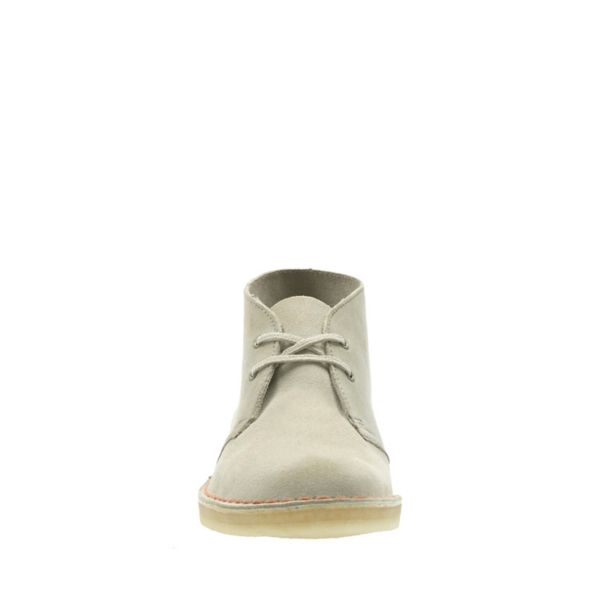 Clarks Womens Desert Boot Ankle Boots Sand Suede | UK-5124789